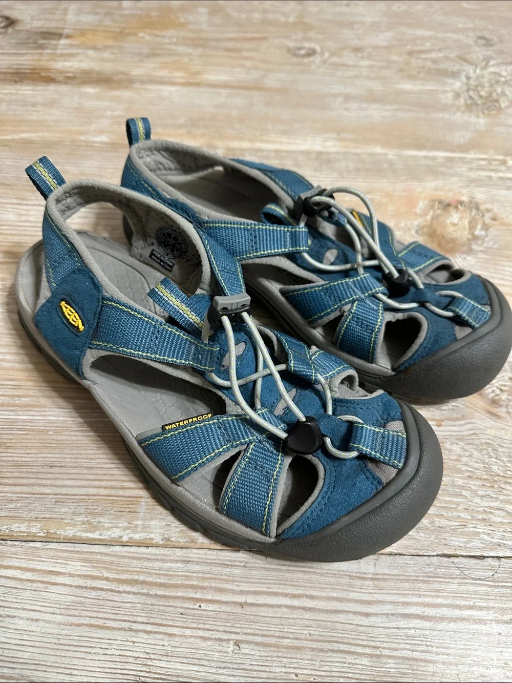 KEEN Venice H2 Sports Sandal Water Hiking Camping Shoe Teal Blue Size 7